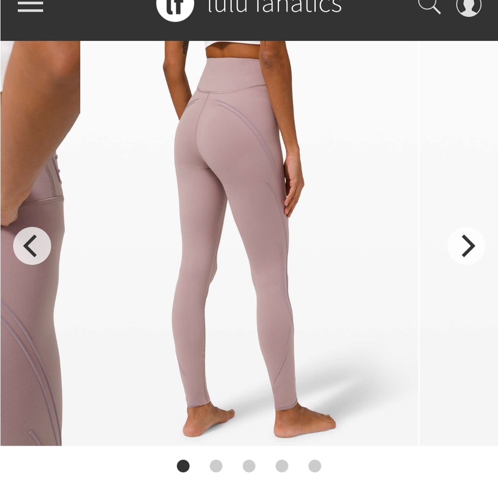 Lululemon Get In Line Super High Rise Tight 28" size 4 - Picture 6 of 11
